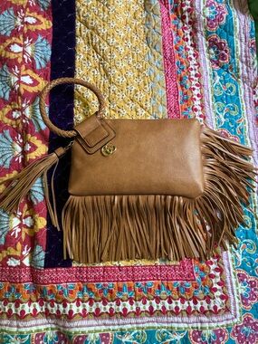 Gucci Fringe Wristlet